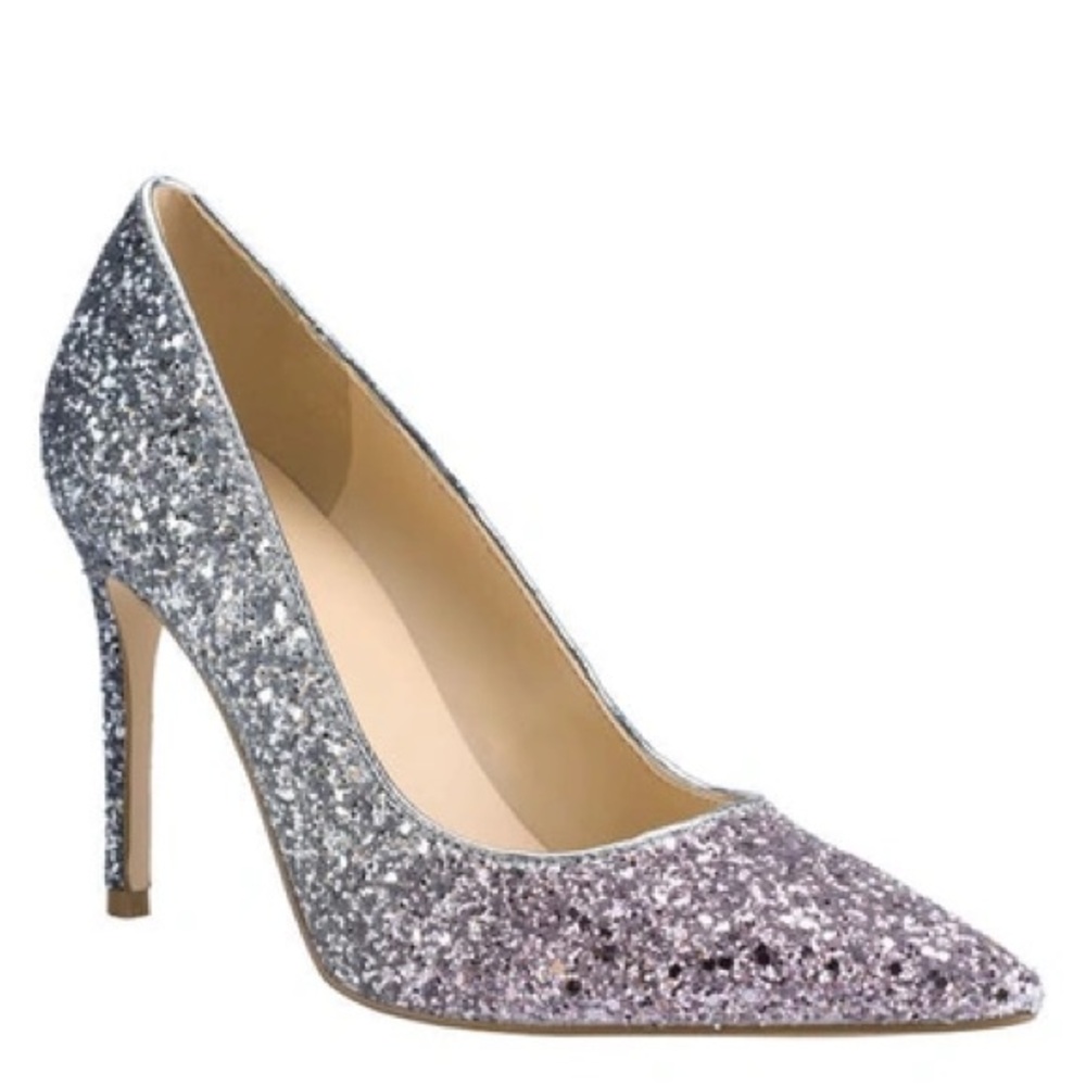 Marc Fisher Ricky Pointed Toe Glitter Ombré Heels Size 8.5M